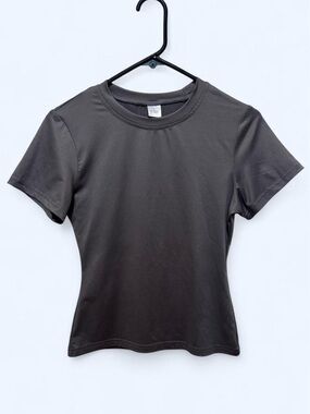 Classic Short Sleeve Crewneck Tee — Charcoal